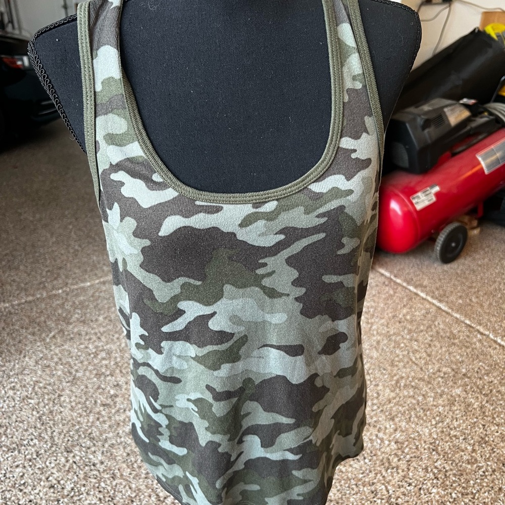 Lucky Brand Camo Print Women's Tank Top
